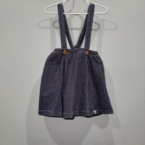 Little Road Co Herringbone Skirtall‎ Suspender Skirt Outfit Toddler Girl 2/3Y